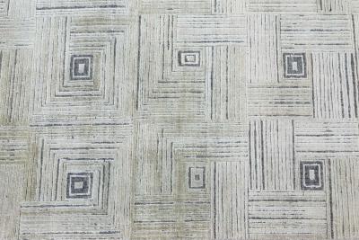 Doris Leslie Blau Collection Geometric Maze Hand Knotted Silk Rug