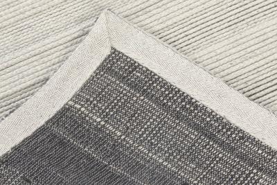 Doris Leslie Blau Collection Gray Bauer Collection Minimalist Handmade Wool Rug