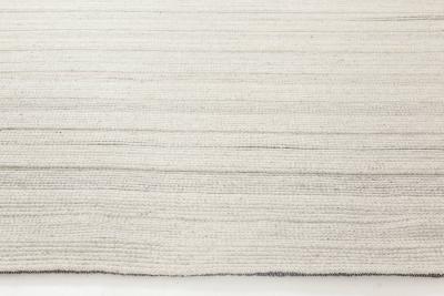 Doris Leslie Blau Collection Gray Bauer Collection Minimalist Handmade Wool Rug