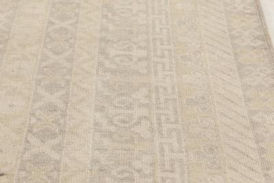Doris Leslie Blau Collection Gray and Beige Samarkand Rug