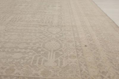 Doris Leslie Blau Collection Gray and Beige Samarkand Rug