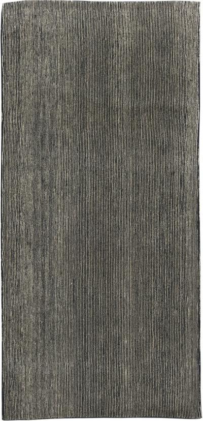 Doris Leslie Blau Collection High Quality Contemporary Striped Gray Handmade Rug