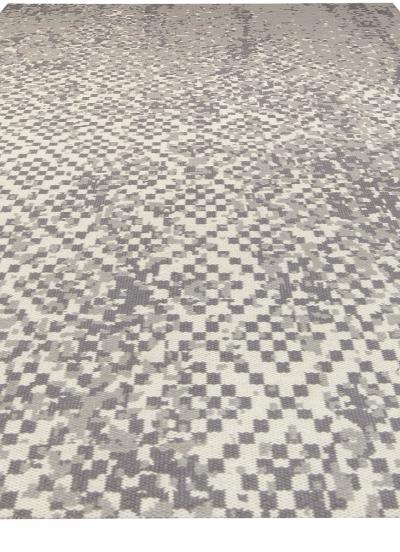 Doris Leslie Blau Collection High Quality Gray Petra Design Abstract Wool Rug