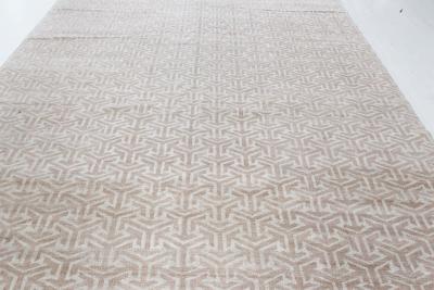 Doris Leslie Blau Collection High Quality Oversized Terra Rug in Natural Wool