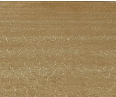 Doris Leslie Blau Collection High quality Contemporary Brown Gold Tibetan Rug