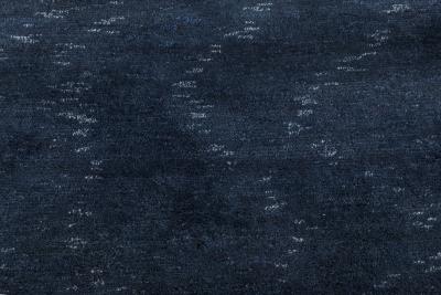 Doris Leslie Blau Collection High quality Contemporary Solid Midnight Rug II