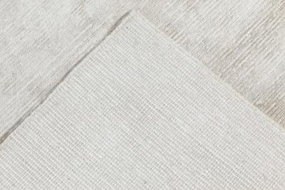 Doris Leslie Blau Collection High quality Contemporary Solid White Beige Rug