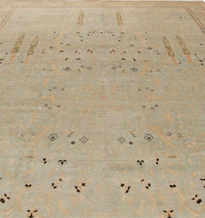 Doris Leslie Blau Collection Indian Style Floral Handmade Wool Rug