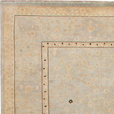 Doris Leslie Blau Collection Indian Style Floral Handmade Wool Rug