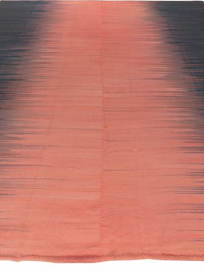 Doris Leslie Blau Collection Kisara Black Dusty Pink Turkish Modernist Kilim