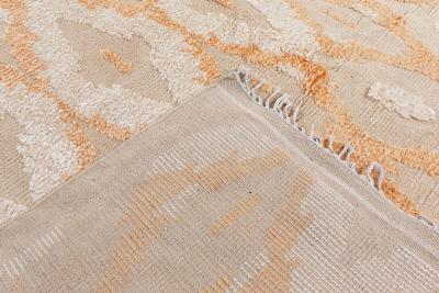 Doris Leslie Blau Collection Large One of a kind Bold Kasuri Handmade Wool Rug