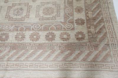 Doris Leslie Blau Collection Large Samarkand Style Geometric Handmade Wool Rug
