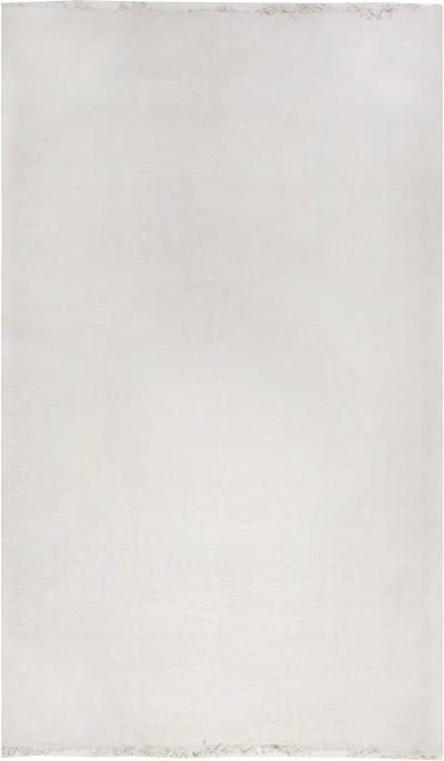 Doris Leslie Blau Collection Mirage Solid White Flat Weave Wool Rug