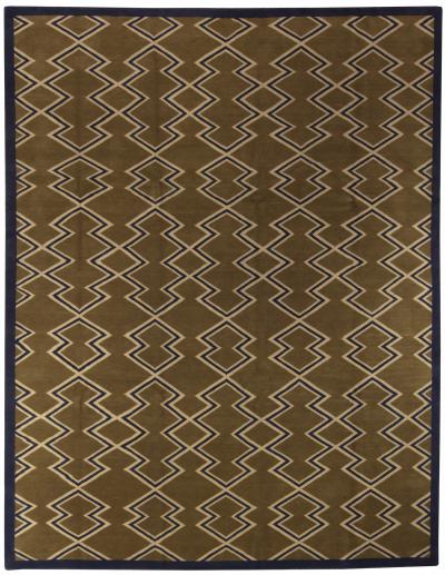 Doris Leslie Blau Collection Modern Aztec Geometric Design Rug