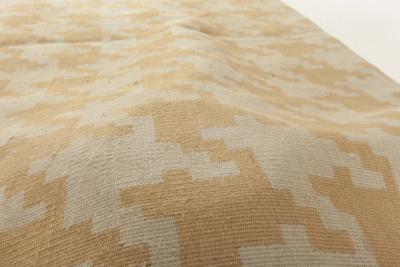 Doris Leslie Blau Collection Modern Beige Flat Weave Rug by Jeffrey Bilhuber