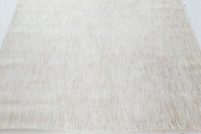 Doris Leslie Blau Collection Modern Beige Gray Gold Hand Knotted Wool Rug