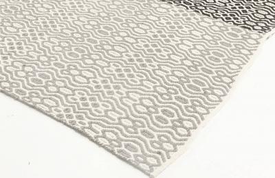 Doris Leslie Blau Collection Modern Chessboard Pattern Flat Weave Wool Rug