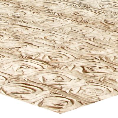 Doris Leslie Blau Collection Modern Floral Rose Gold Handcrafted Carpet