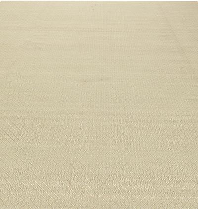 Doris Leslie Blau Collection Modern Geometric Beige Flat Weave Viscose Rug