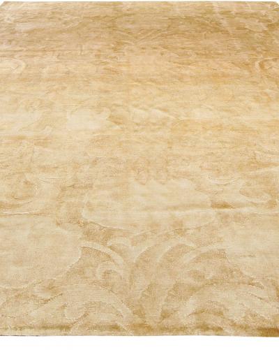 Doris Leslie Blau Collection Modern Marble Floral Silk Rug