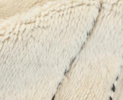 Doris Leslie Blau Collection Modern Moroccan Beige High Low Knotted Wool Rug