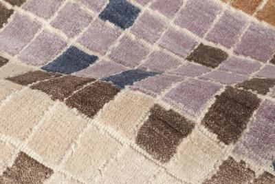 Doris Leslie Blau Collection Modern Multi color Pool Tile Geometric Design Rug