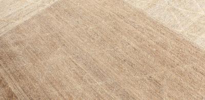 Doris Leslie Blau Collection Modern Soho Gold Hand Knotted Wool Rug