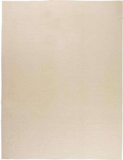 Doris Leslie Blau Collection Modern Solid Beige Flat Weave Rug