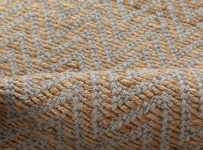 Doris Leslie Blau Collection Modern Striped Brown Gold Gray Flat Weave Wool Rug