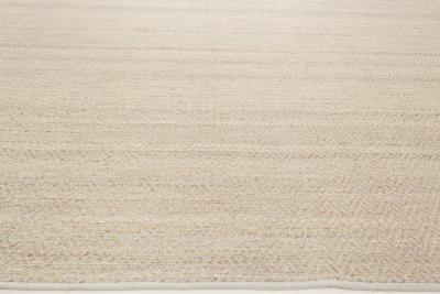 Doris Leslie Blau Collection Modern Striped Brown Gold Gray Flat Weave Wool Rug