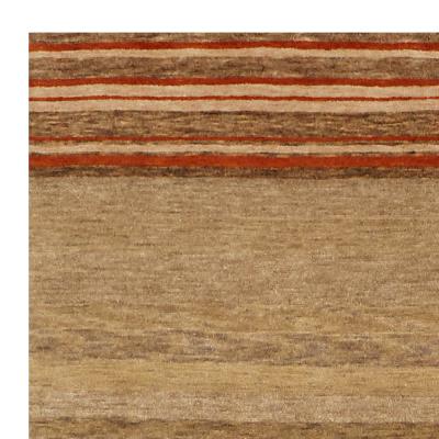 Doris Leslie Blau Collection Navajo Sand Geometric Hand Knotted Wool Silk Rug