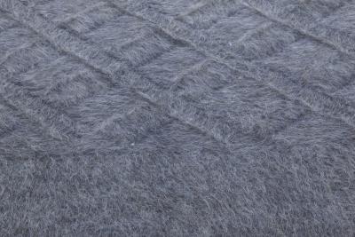 Doris Leslie Blau Collection Navy Blue Geometric Goat Hair Rug