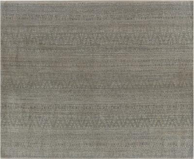 Doris Leslie Blau Collection New Traditional Inspired Beige Blue Wool Rug