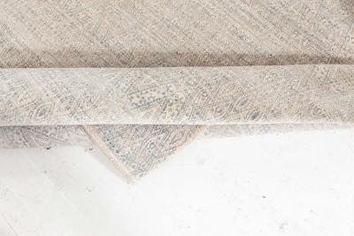 Doris Leslie Blau Collection New Traditional Inspired Beige Blue Wool Rug
