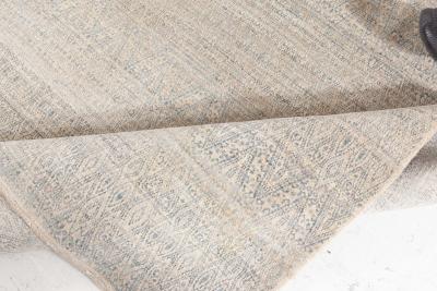 Doris Leslie Blau Collection New Traditional Inspired Beige Blue Wool Rug