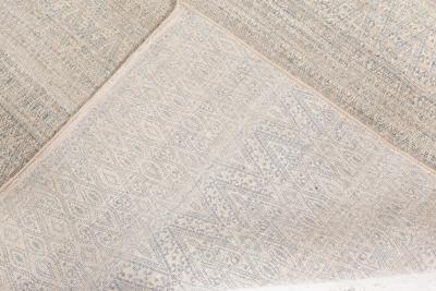 Doris Leslie Blau Collection New Traditional Inspired Beige Blue Wool Rug