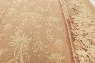 Doris Leslie Blau Collection One of a Kind Bessarabian Floral Design Brown Rug