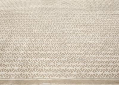 Doris Leslie Blau Collection Oriental Inspired Beige and White Rug