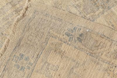 Doris Leslie Blau Collection Oushak Design Blue Gray Green and Purple Rug