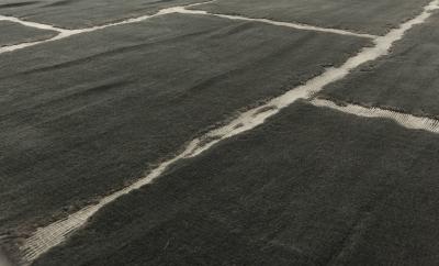 Doris Leslie Blau Collection Oversized Contemporary Geometric Tibetan Black Rug