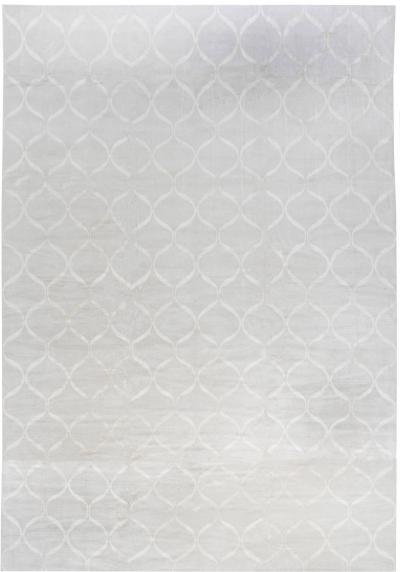 Doris Leslie Blau Collection Oversized Contemporary Gray Wool Rug