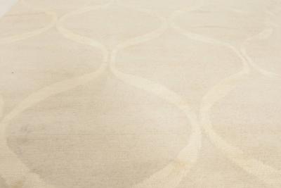 Doris Leslie Blau Collection Oversized Contemporary Gray Wool Rug