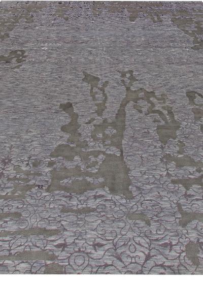 Doris Leslie Blau Collection Oversized Contemporary Handmade Wool Silk Rug