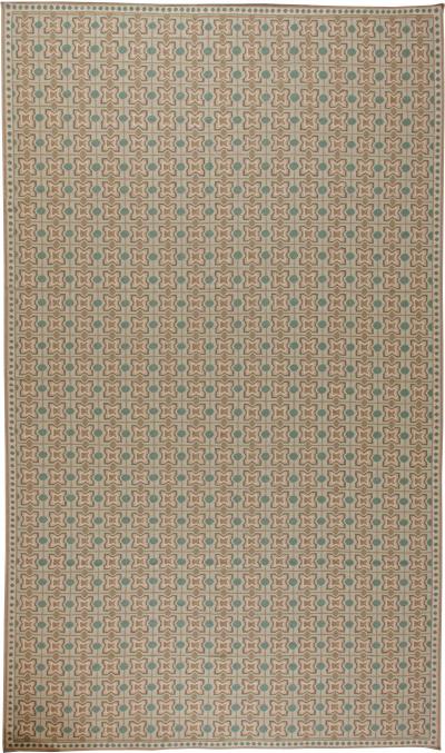 Doris Leslie Blau Collection Oversized Geometric Flat Weave Wool Rug