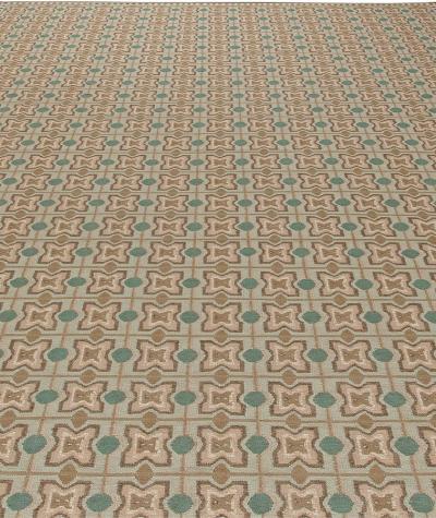 Doris Leslie Blau Collection Oversized Geometric Flat Weave Wool Rug