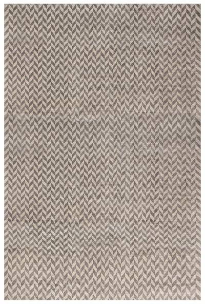 Doris Leslie Blau Collection Oversized Geometric Terra Rug in Natural Wool