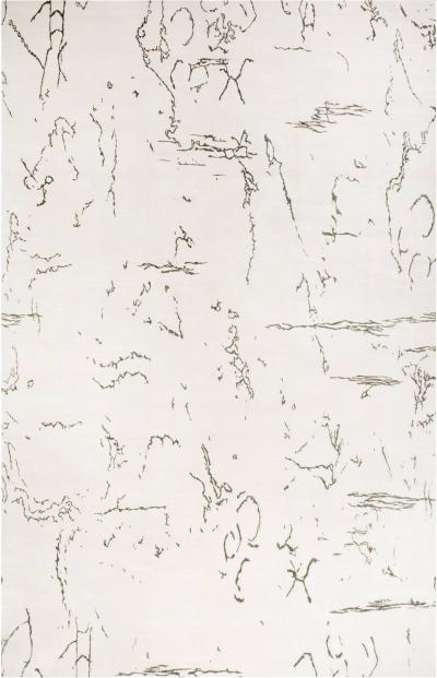 Doris Leslie Blau Collection Oversized Indefinite White and Black Rug