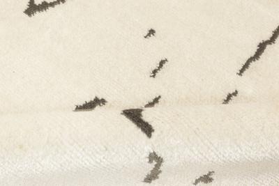 Doris Leslie Blau Collection Oversized Indefinite White and Black Rug