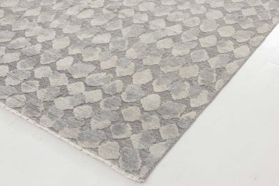 Doris Leslie Blau Collection Oversized Pacific Pebbles Handmade Silk Wool Rug