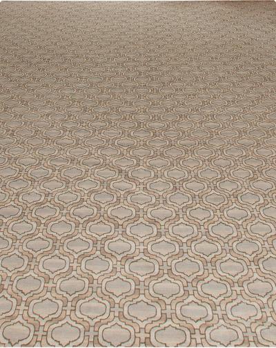 Doris Leslie Blau Collection Oversized Venetto Botanic Handmade Wool Rug